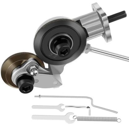 Metal Cutter Drill Attachment with Three Interchangeable Heads for Sheet Metal