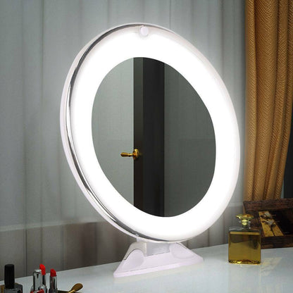 LED Magnifying Mirror | 10x Magnification with 360° Rotation