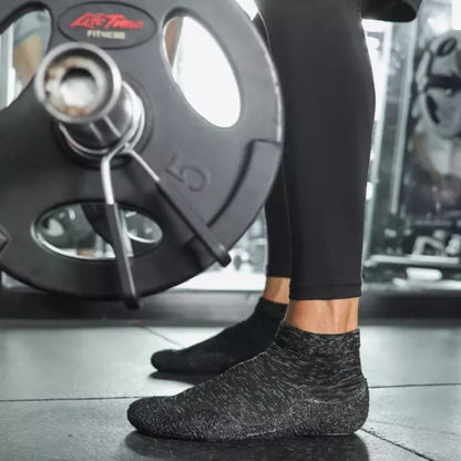 Aqua Socks with Rubber Grip Sole and Fast Drying Textile, Drainage System