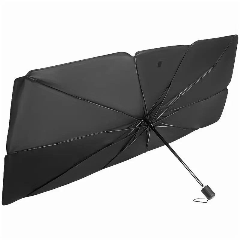Windshield Sunshade 55x31in with Reflective Coating and Umbrella Fold for Cars