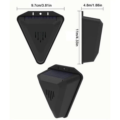 Ultrasonic Bird Repeller with Solar Charging and 13 Predator Sounds