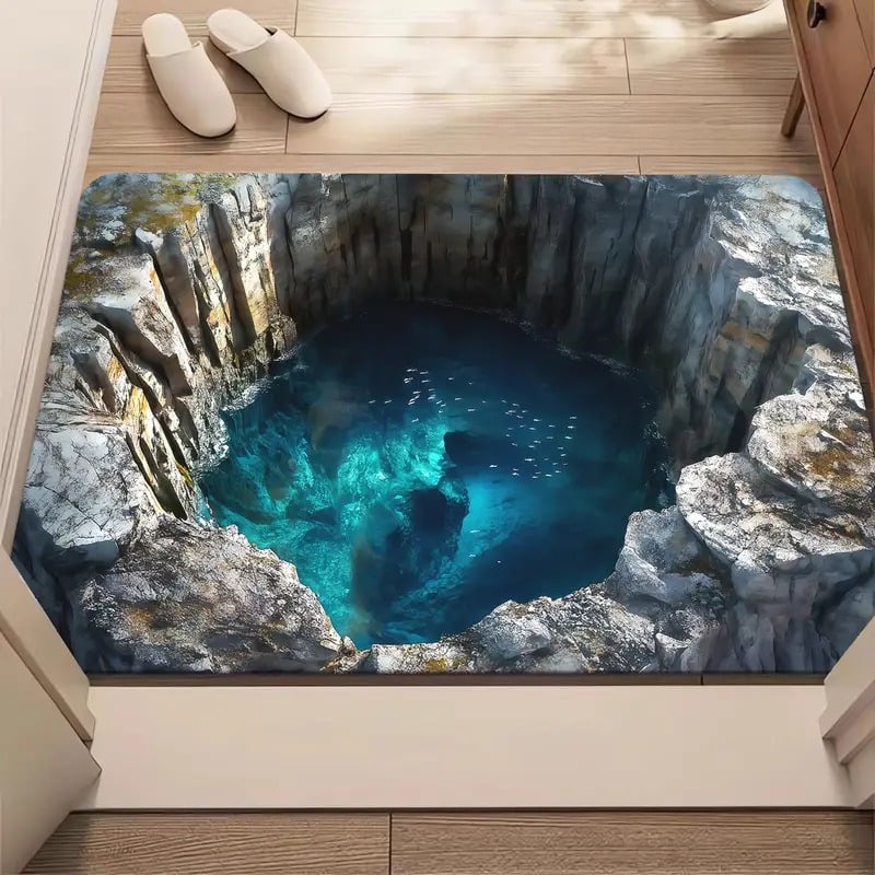 Endless Abyss Illusion Doormat – Mind-Bending 3D Visual Effect