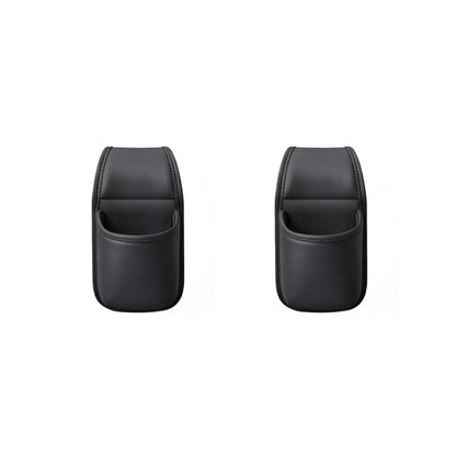 2-Layer Leather Car Door Pocket – Scratch-Proof & Residue-Free Storage Organizer