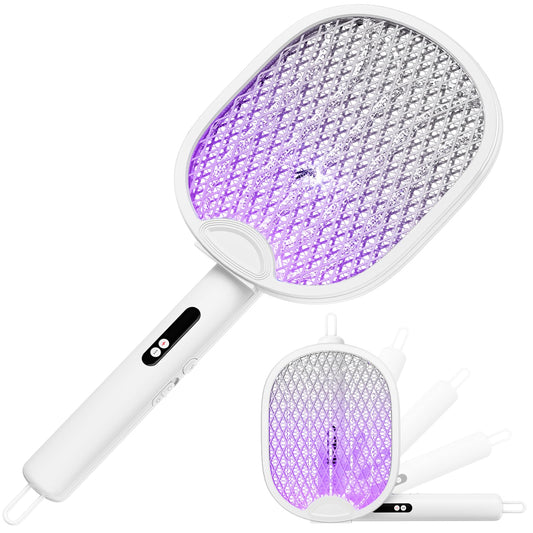 WOCVRYY Electric Fly Swatter 4000V Bug Zapper Racket