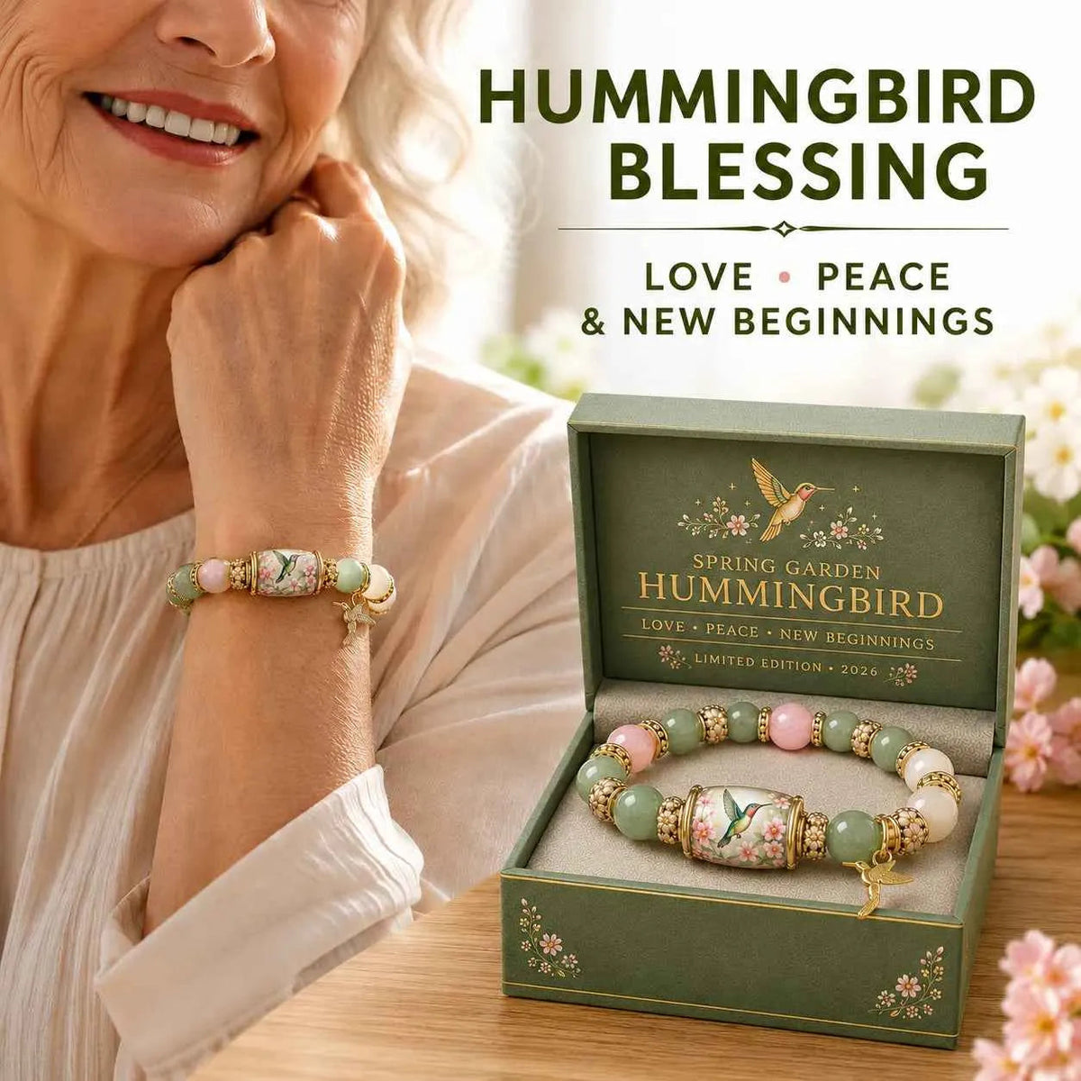 Hummingbird Garden Faith Bracelet | 2026 Limited Edition Bracelet