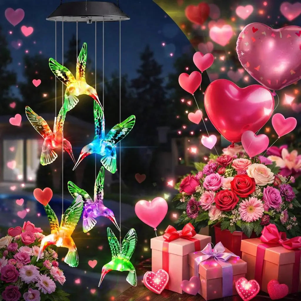 Solar Hanging Wind Chime Light | Patio & Porch Decoration