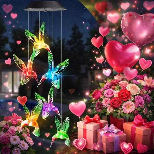 Solar Hanging Wind Chime Light | Patio & Porch Decoration