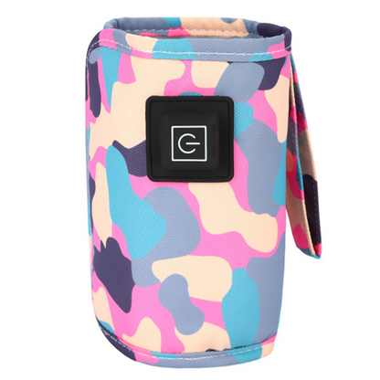 Bottle Warmer with USB Power and Adjustable Heat Control for On-the-Go Feeding