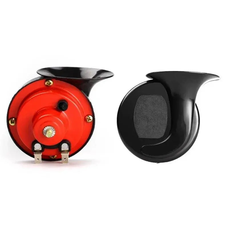 12V Dual-Tone Vehicle Horn with Snail ABS Housing and Waterproof Sealing, Relay Wiring