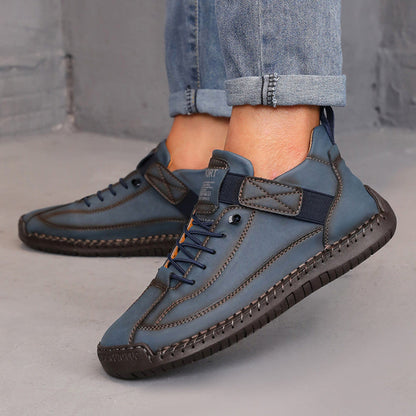Color Block Ankle Boots for Women with Cushioned Sole and Structured Upper