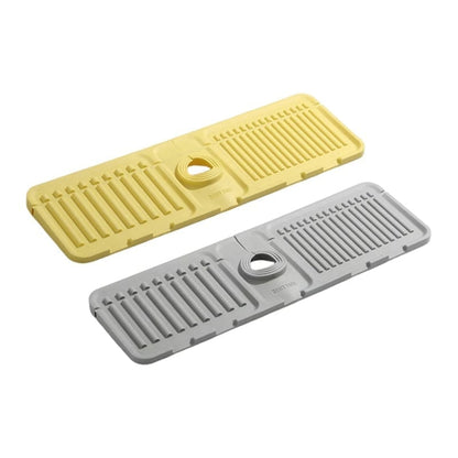 sloped faucet splash guard mat