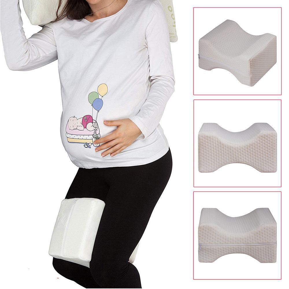 Contouring Memory Foam Knee Support Pillow
