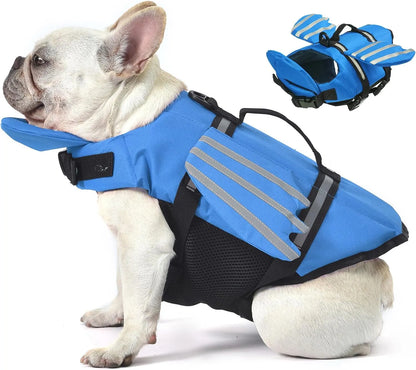Dog Life Jacket, High Buoyancy Wings Pet Life Vest for Swimming Boating