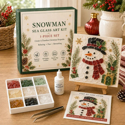Christmas Sea Glass Art Kit