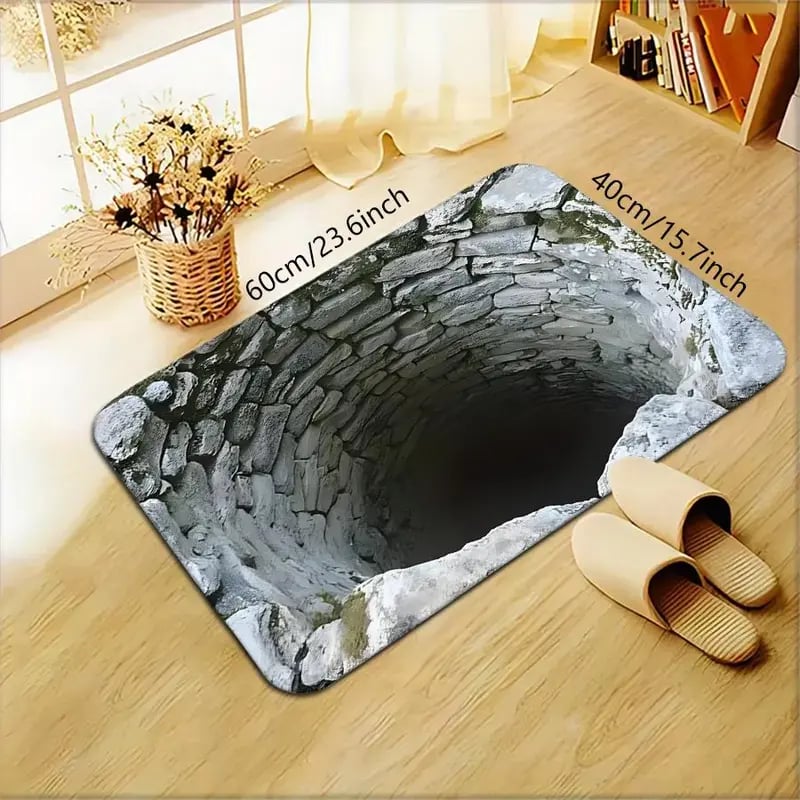 Endless Abyss Illusion Doormat – Mind-Bending 3D Visual Effect
