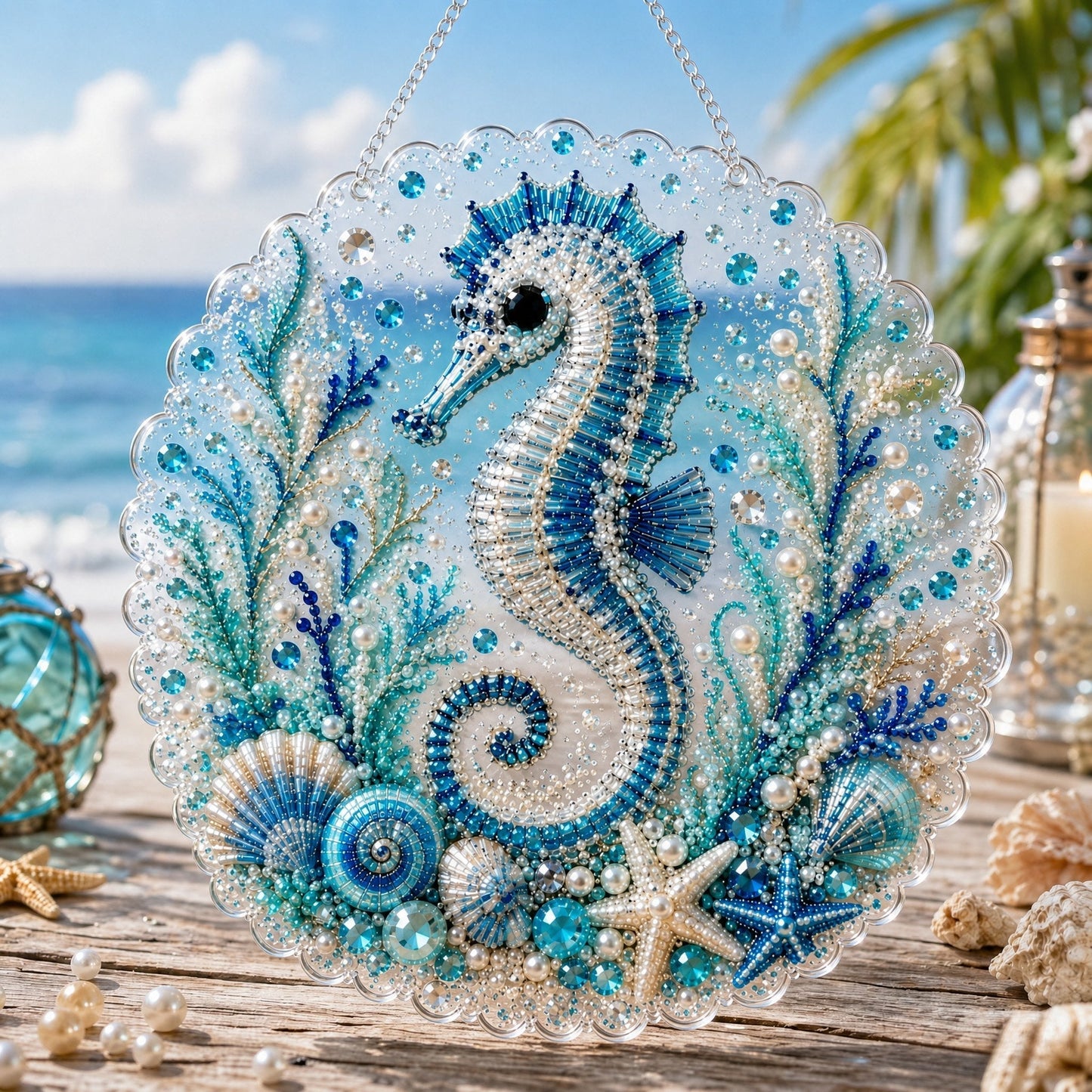 Ocean Pearl Art DIY Hanging Ornament Kit