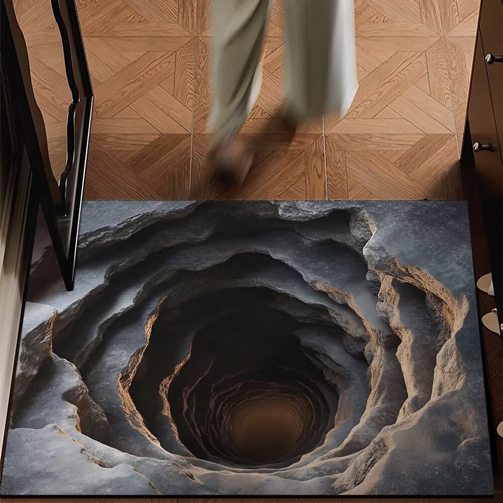 Endless Abyss Illusion Doormat – Mind-Bending 3D Visual Effect