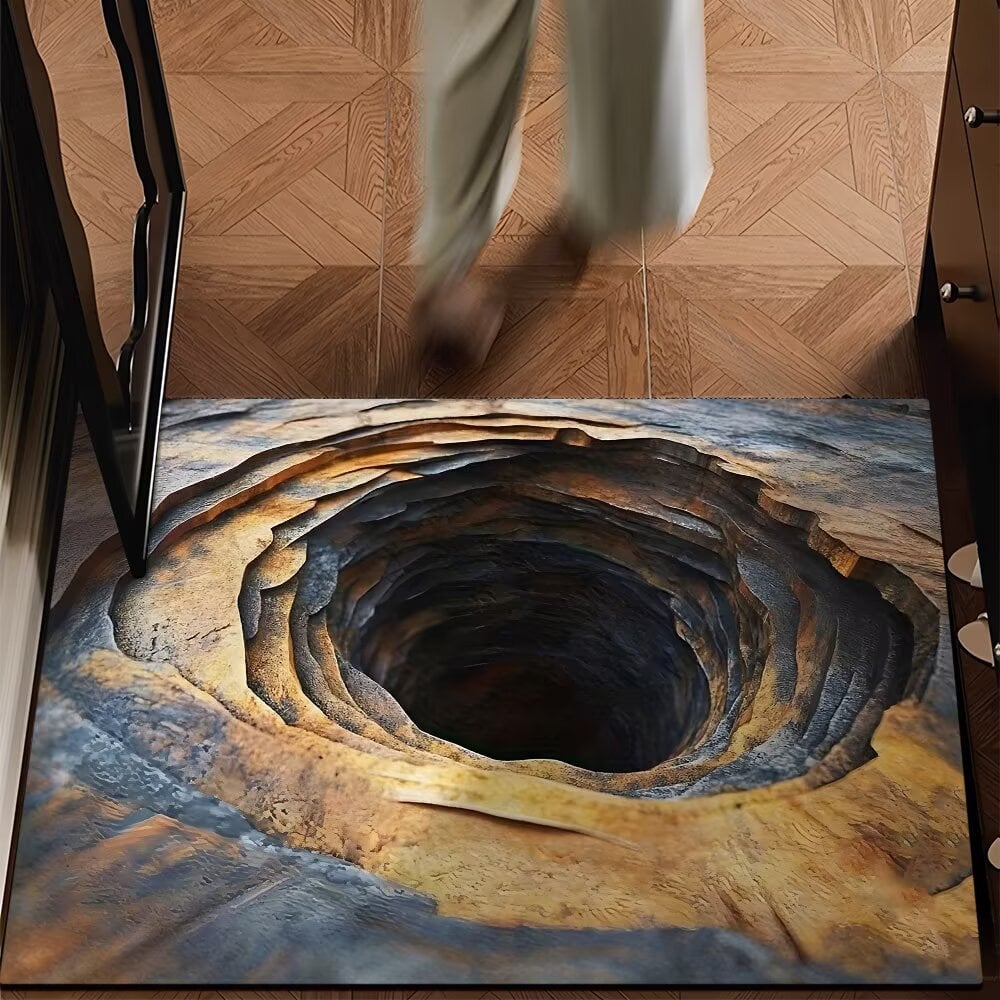 Endless Abyss Illusion Doormat – Mind-Bending 3D Visual Effect
