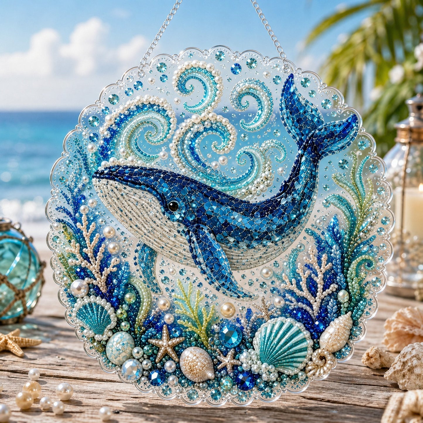 Ocean Pearl Art DIY Hanging Ornament Kit
