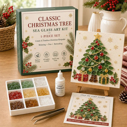 Christmas Sea Glass Art Kit