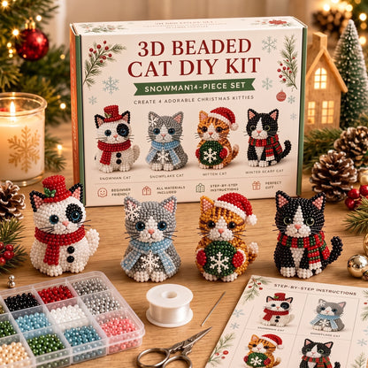 DIY Christmas Beaded Ornament Craft Kit