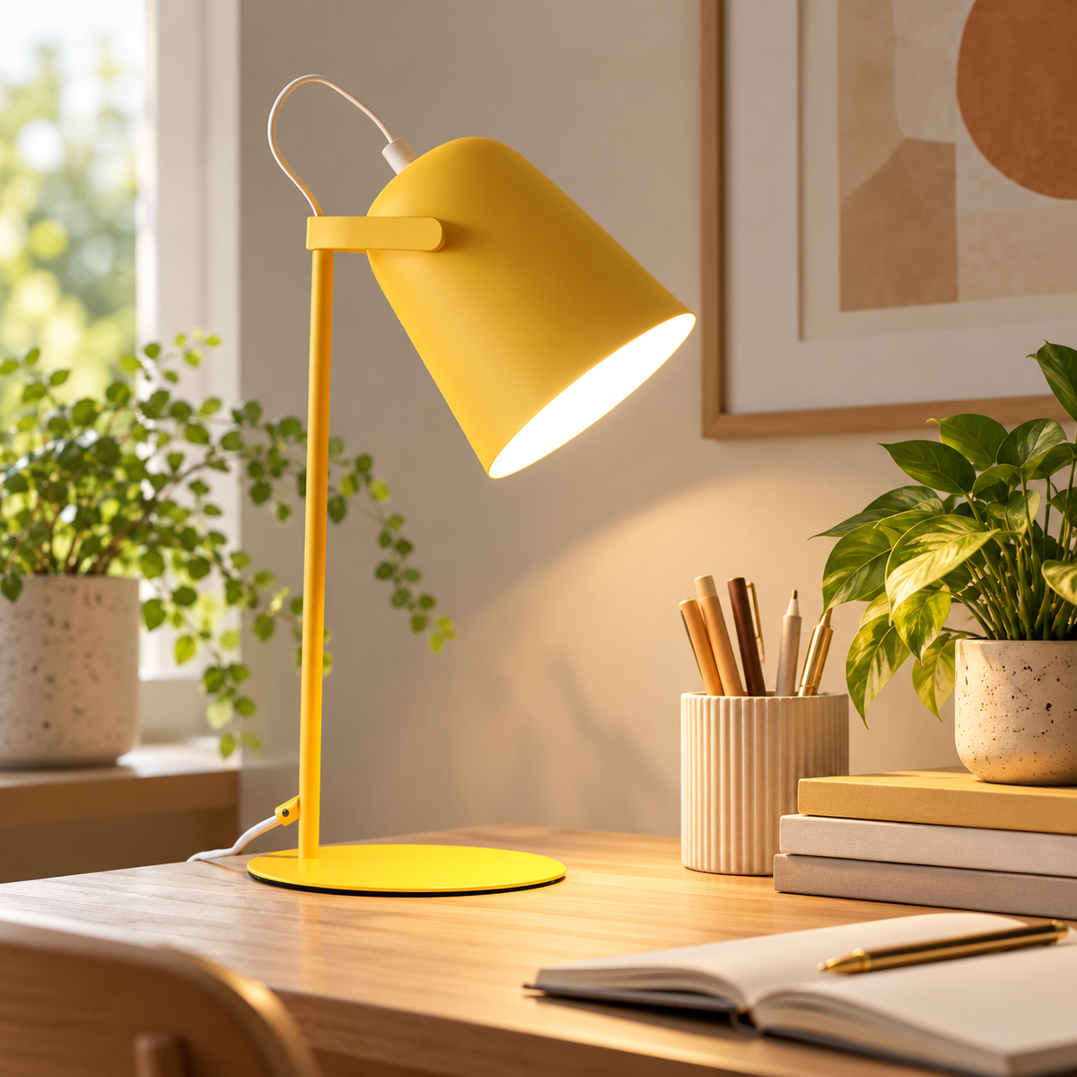 Adjustable Angle Desk Lamp Soft Light Colorful Design