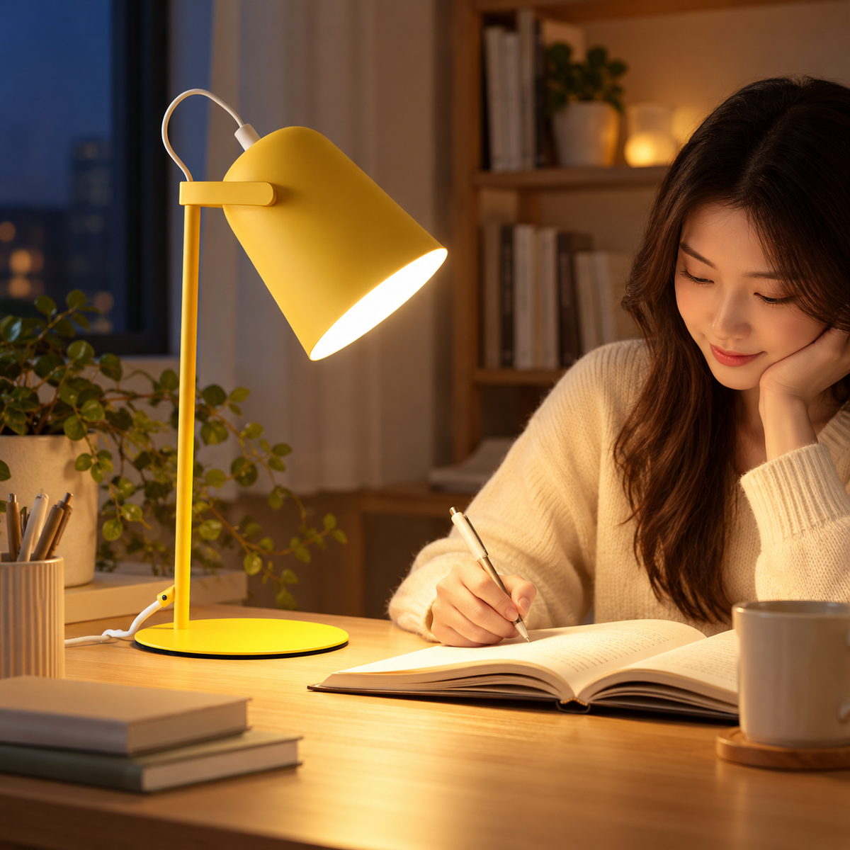 Adjustable Angle Desk Lamp Soft Light Colorful Design
