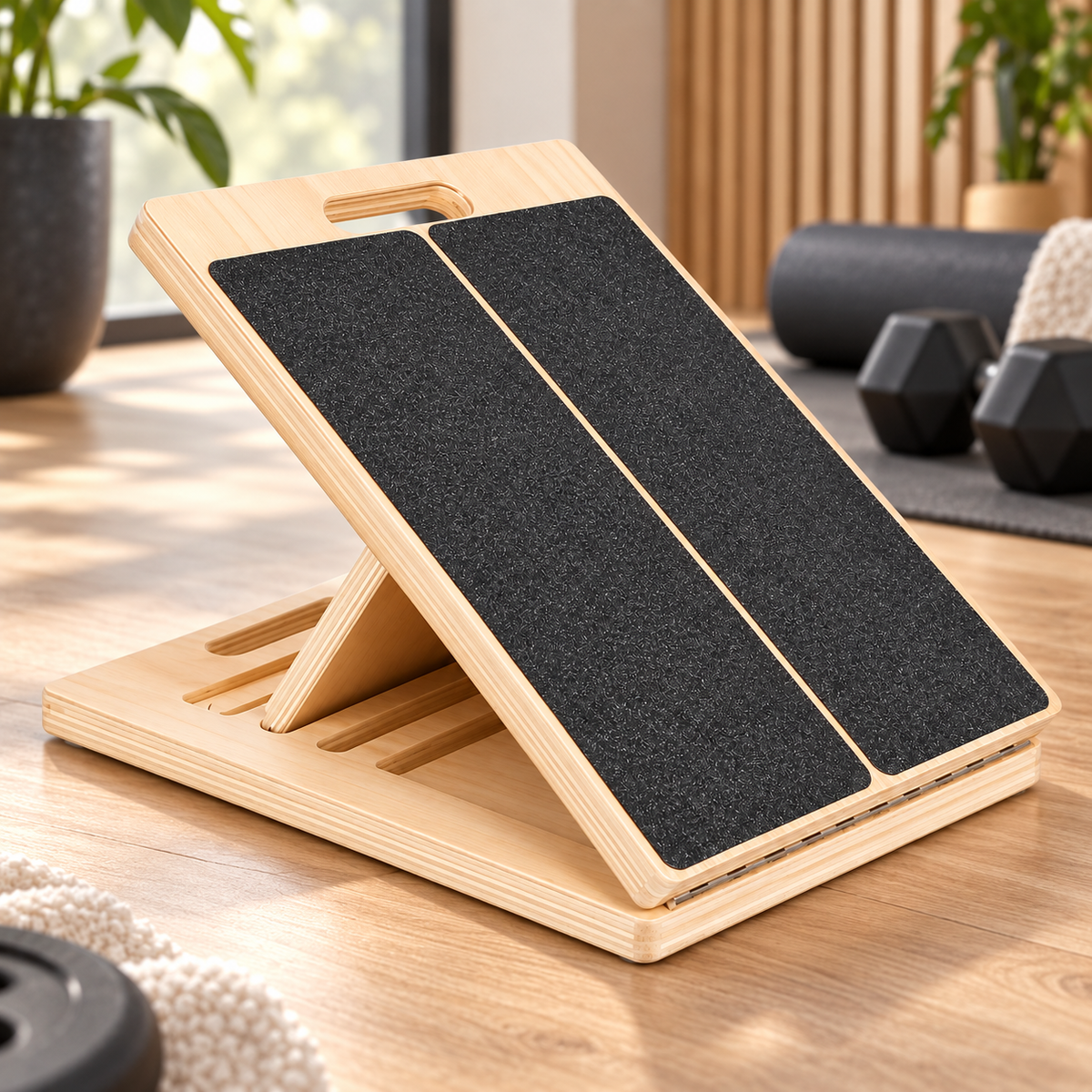 Adjustable Incline Board Fitness Adjustable Foldable Home