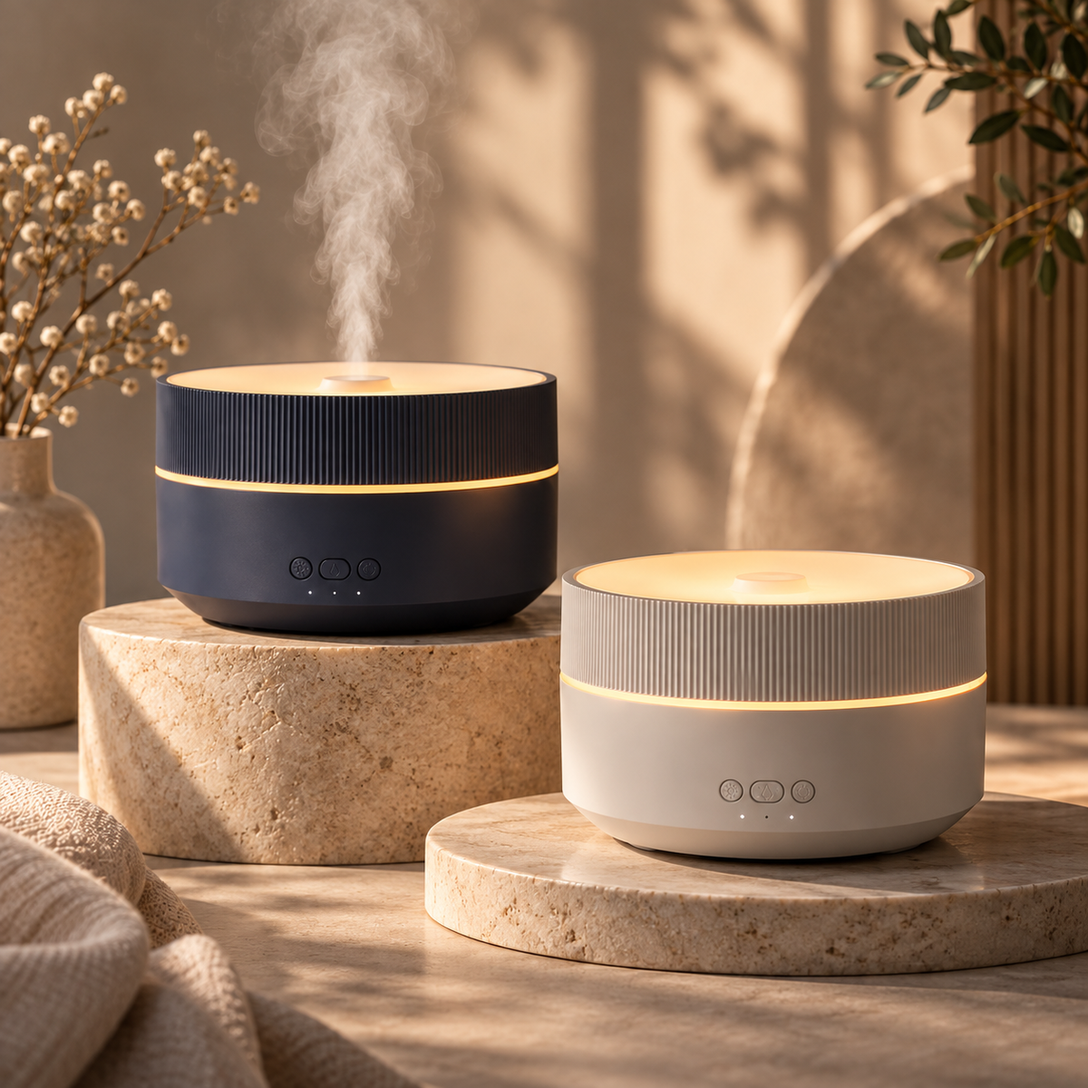 Air Humidifier Cool Mist Ultrasonic Desk Quiet Compact