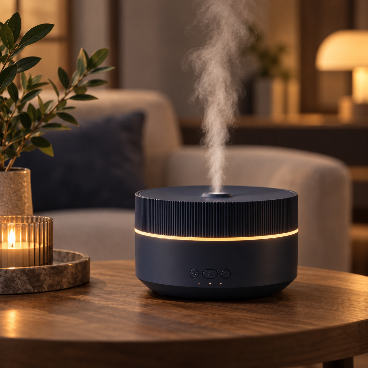 Air Humidifier Cool Mist Ultrasonic Desk Quiet Compact