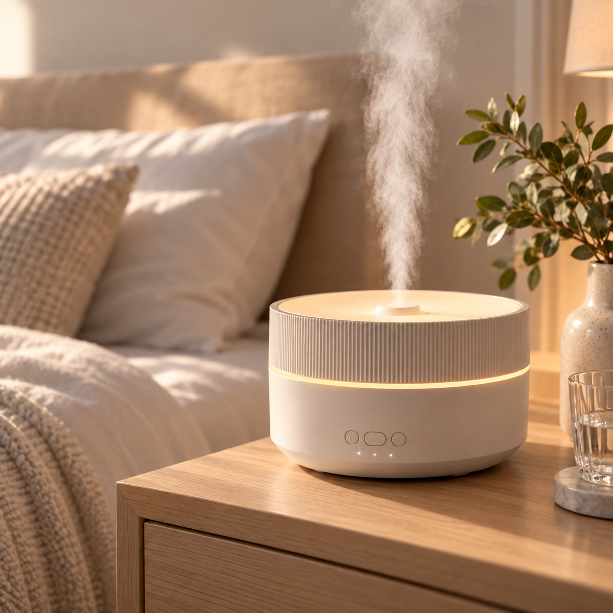 Air Humidifier Cool Mist Ultrasonic Desk Quiet Compact