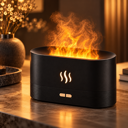 Automatic Shut Off Fire Humidifier Silent Essential Oil