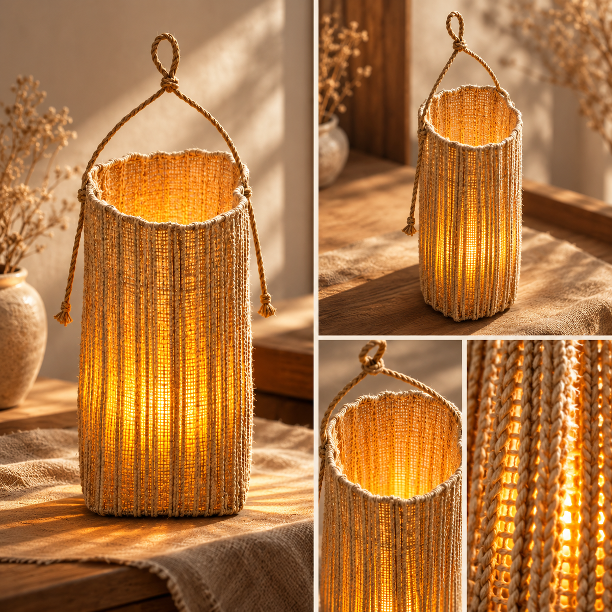 Battery Operated Lantern Decorative Cordless Home Accent