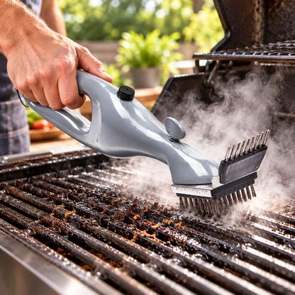 Bbq Cleaning Brush Steam Cleaning Tool Easy Grip Design