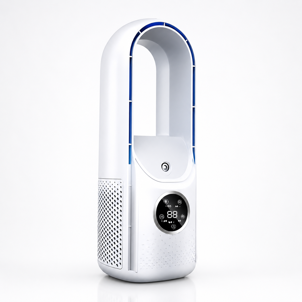 Bladeless Tower Fan Quiet Operation with Sleep Mode and 24-Hour Timer