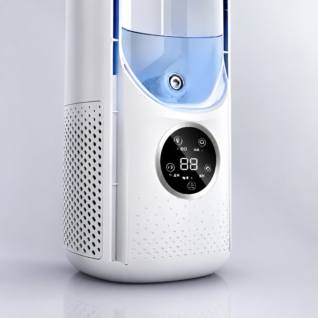 Bladeless Tower Fan Quiet Operation with Sleep Mode and 24-Hour Timer