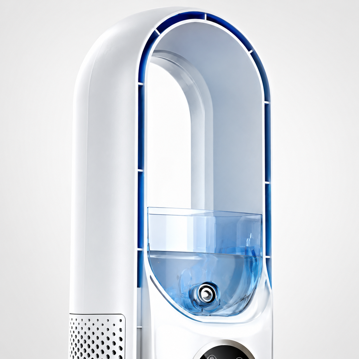 Bladeless Tower Fan Quiet Operation with Sleep Mode and 24-Hour Timer