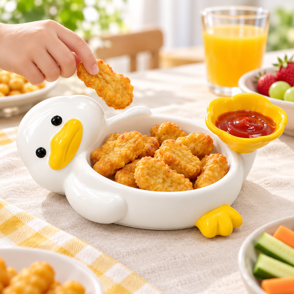 Ceramic Dip Bowl Sauce Serving Snack Stackable