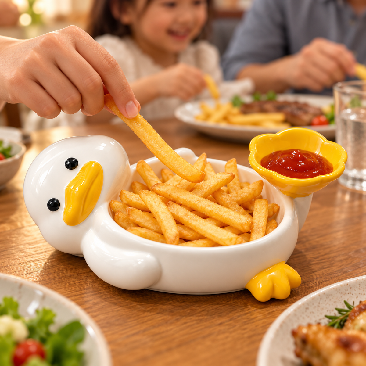 Ceramic Dip Bowl Sauce Serving Snack Stackable