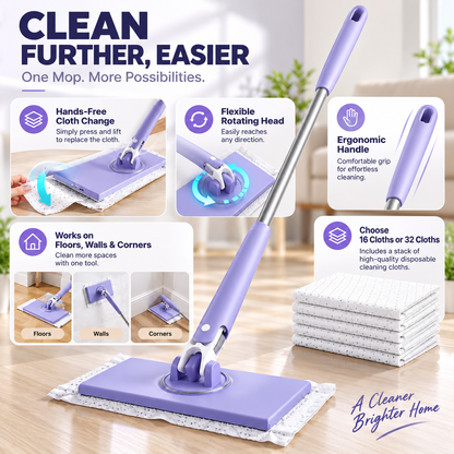 Cleaning Floor Mop Hygienic Ergonomic Design