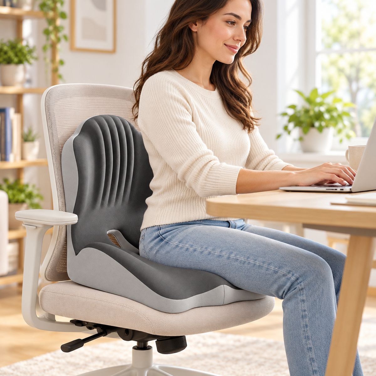 Comfortable Gaming Chair Cushion Seat Back Support