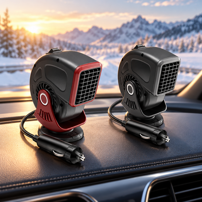 Compact Car Heater Defogger Multi Directional Air Supply