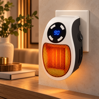 Compact Heater Bedroom Plug In Design Portable Heater