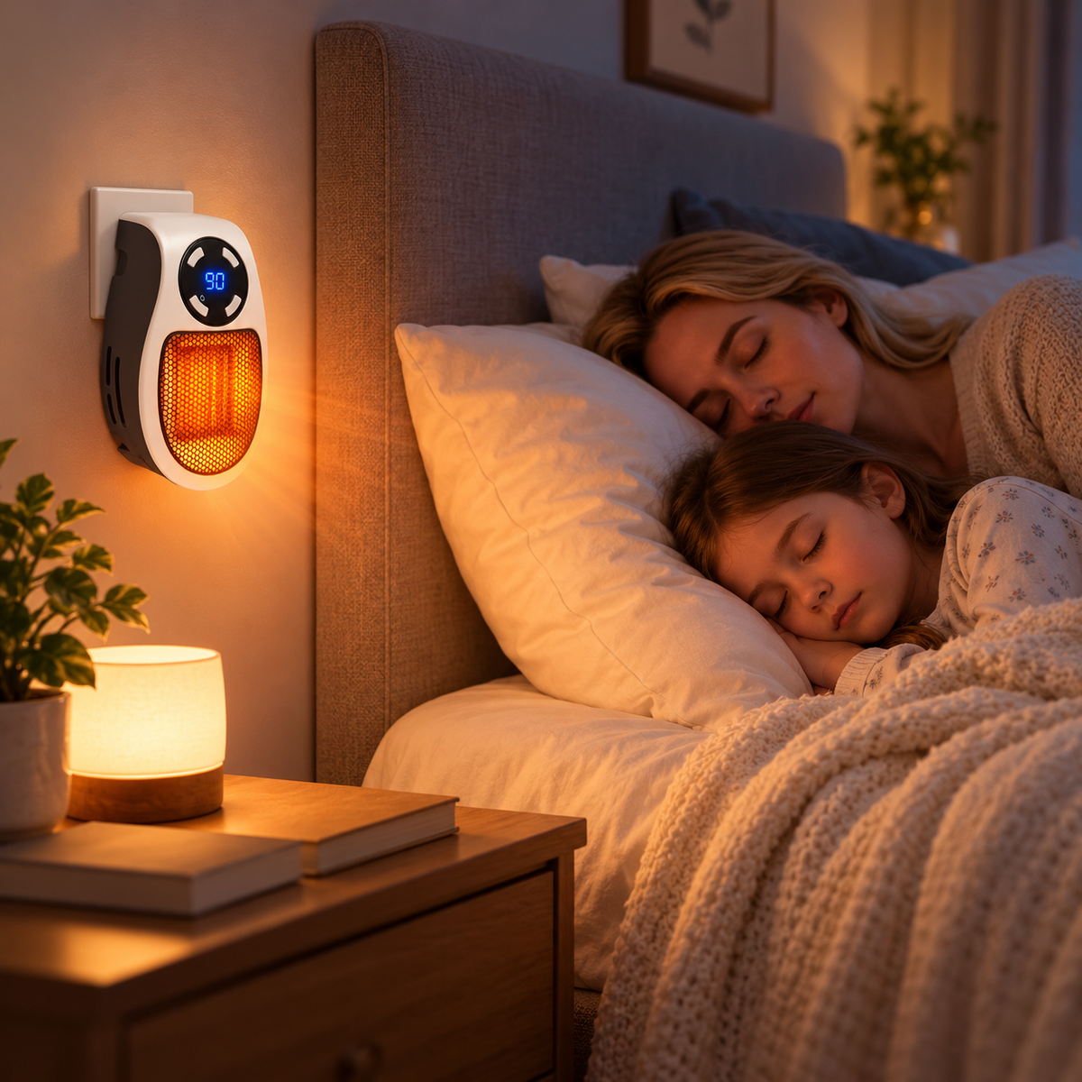 Compact Heater Bedroom Plug In Design Portable Heater