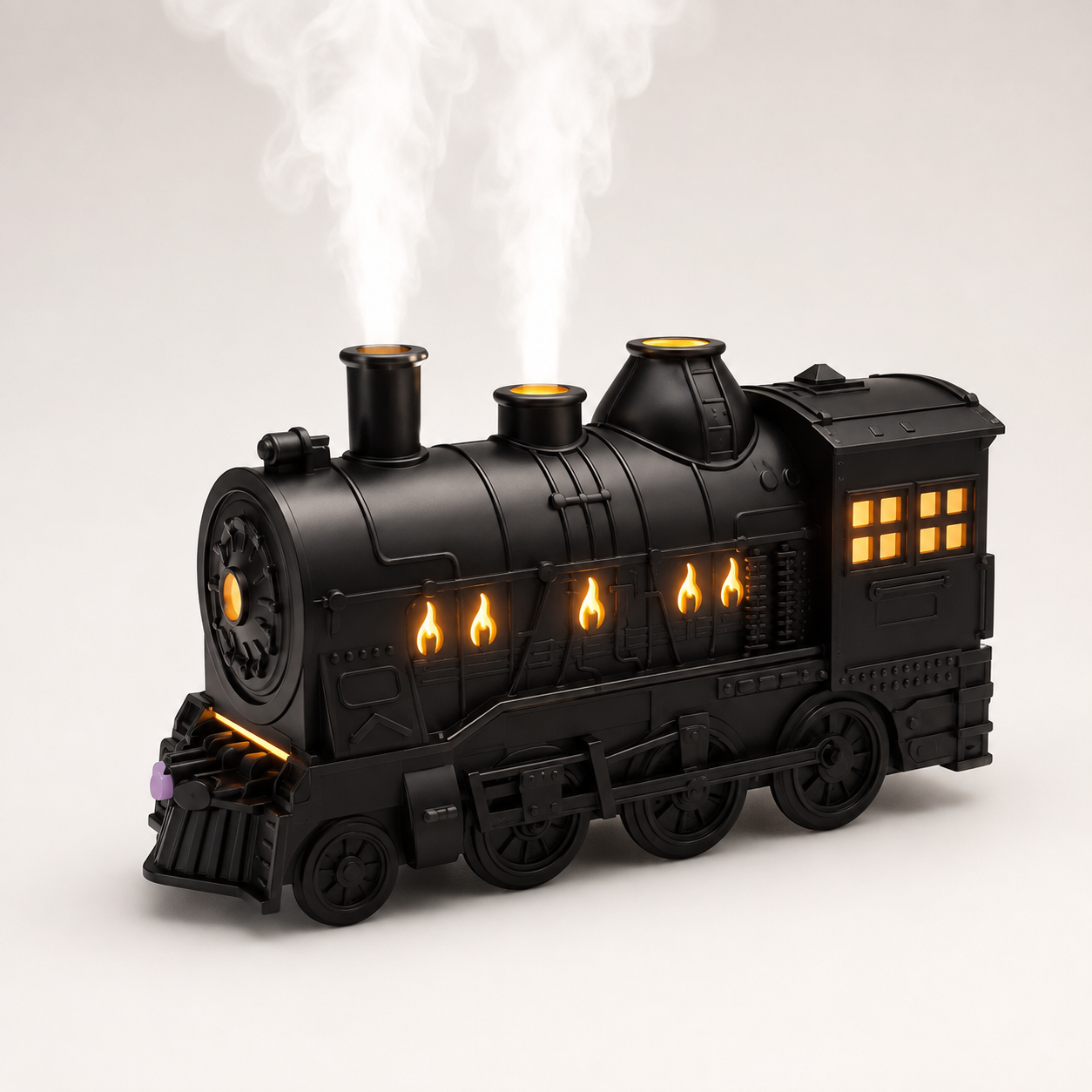 Continuous Mist Steam Humidifier Locomotive Design