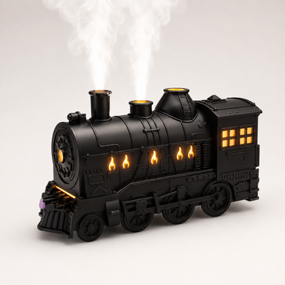 Continuous Mist Steam Humidifier Locomotive Design
