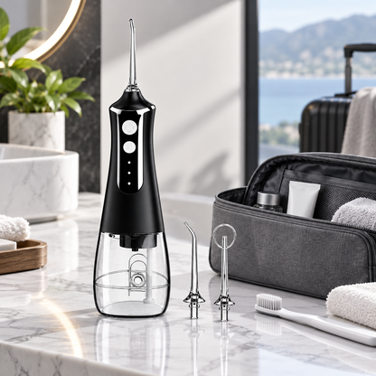 Cordless Water Flosser Portable Travel Friendly Compact