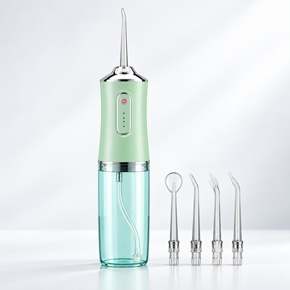 Cordless Water Flosser Rechargeable Replaceable Nozzles