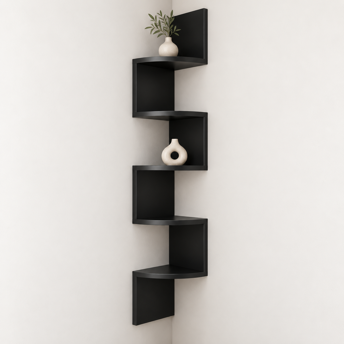 Corner Wall Shelf Modern Unit Space Saving Design