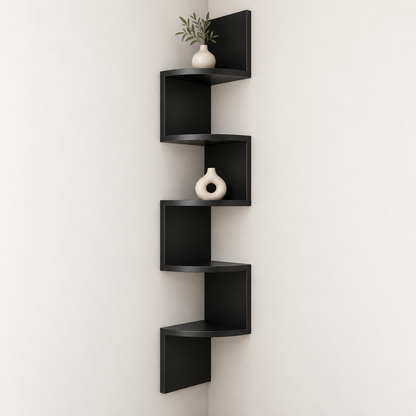 Corner Wall Shelf Modern Unit Space Saving Design